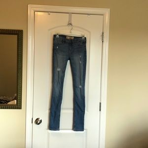 Hollister super skinny jeans like new size 0 R